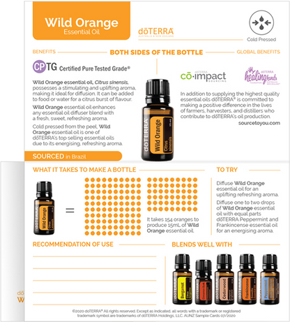 doTERRA wild orange vadnarancs illóolaj 15ml