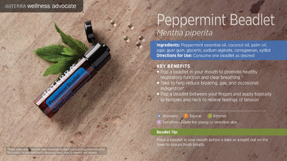 Doterra Borsmenta gyöngyöcskék (Peppermint oil beadlet)